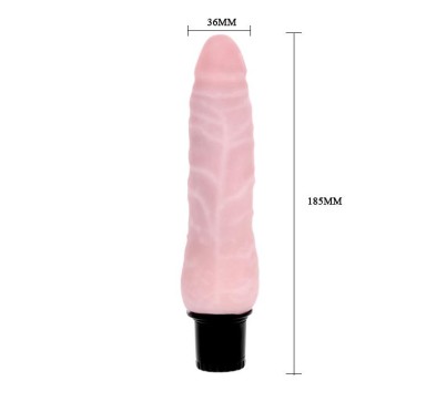 Naturalny kształt materiał wibrator sex penis 23cm